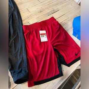 Red boy shorts